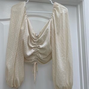 Emory Park Long-Sleeved Crop Top